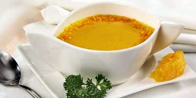 Суп-крем из овощей с апельсиновым соком
