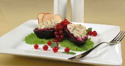 Свекла, фаршированная творогом