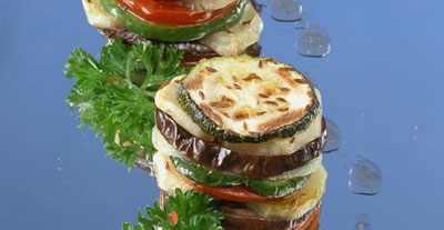 Фото к рецепту Овощные пирамиды Овощные пирамиды