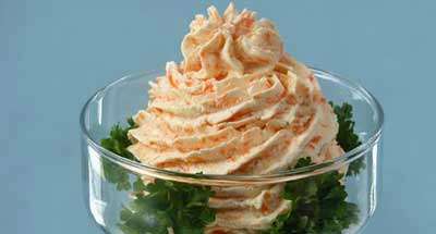 Оранжевый творог