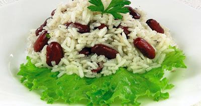 Фасоль с рисом