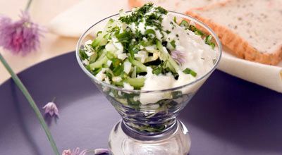 Салат "Зелёный холм"