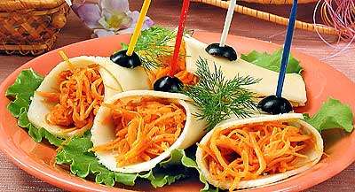 Конвертики из сыра