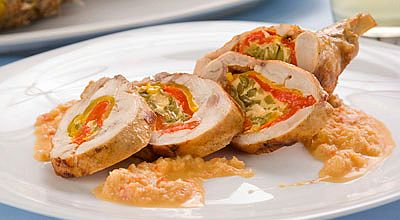 Рулеты из кролика