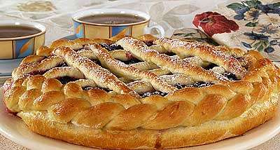 Фото к рецепту Открытый пирог со смородиной Открытый пирог со смородиной