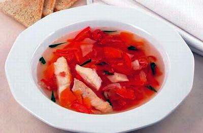 Уха с белым вином