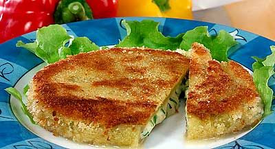 Шницель из печеного перца