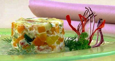 Фото к рецепту Овощная яичница по-итальянски Овощная яичница по-итальянски