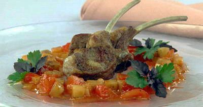 Котлеты натуральные с баклажанами