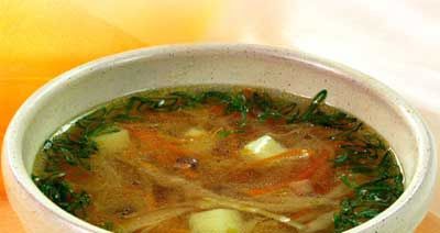 Фото к рецепту Щи с квашеной капустой и грибами Щи с квашеной капустой и грибами