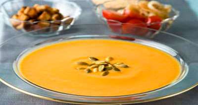 Фото к рецепту Суп-пюре из тыквы (3) Суп-пюре из тыквы (3)