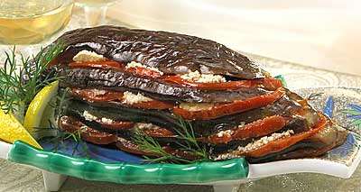 Баклажаны, фаршированные брынзой