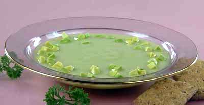 Суп с авокадо