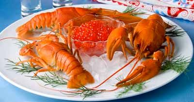 Закуска из раков