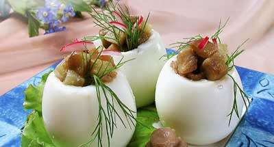 Фото к рецепту Салат грибной "Деликатесный" Салат грибной "Деликатесный"