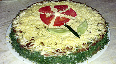 Кабачковый тортик