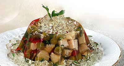 Заливная курица