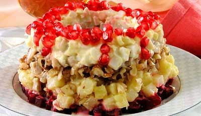 Салат "Гранатовый браслет" (4)