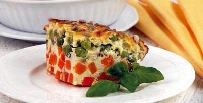 Запеканка овощная с сыром