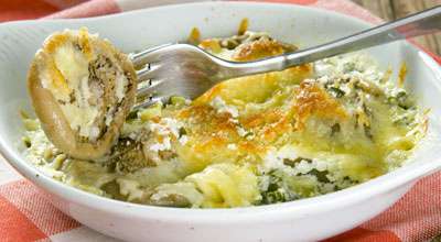 Горячая закуска из солёных груздей