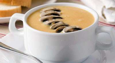 Суп из овощей с шампиньонами