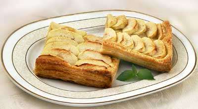 Фото к рецепту Слоёный пирог с яблоками Слоёный пирог с яблоками