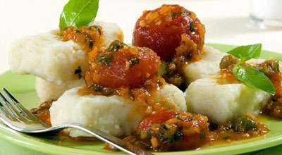 Гноччи в томатном соусе