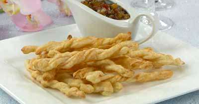 Стружки с соусом