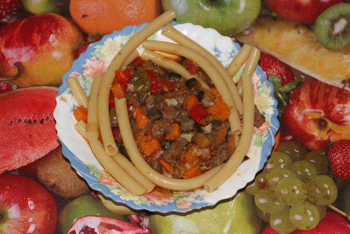 Фото к рецепту Рагу овощное с бараниной Рагу овощное с бараниной