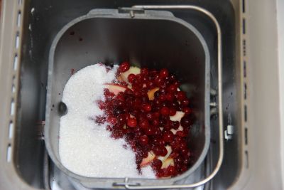 яблочно-брусничный джем