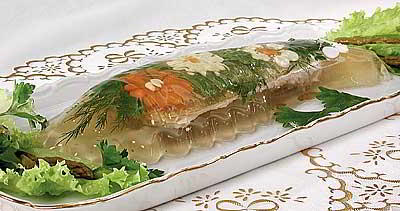 Заливное из форели