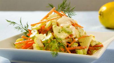 Салатик под йогуртовым соусом