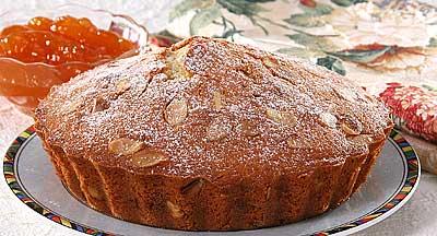 Фото к рецепту Миндальный кекс с лимоном Миндальный кекс с лимоном