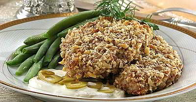 Фото к рецепту Филе утки с орехами Филе утки с орехами