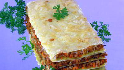 Лазанья с цыпленком