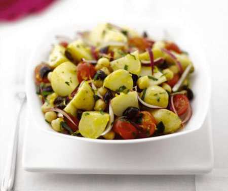 Фото к рецепту Салат "Греческий Картофельный" Салат "Греческий Картофельный"