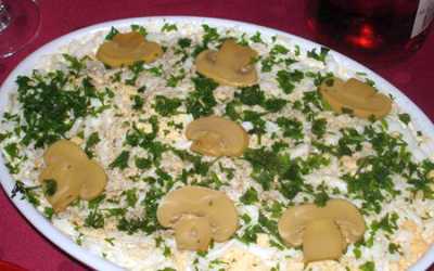 Салат из маринованных грибов (3)