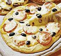 Пицца овощная