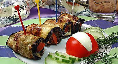 Рулетики из баклажанов (2)