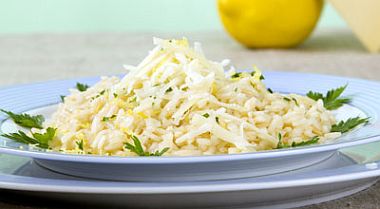 Ризотто с лимоном и пармезаном