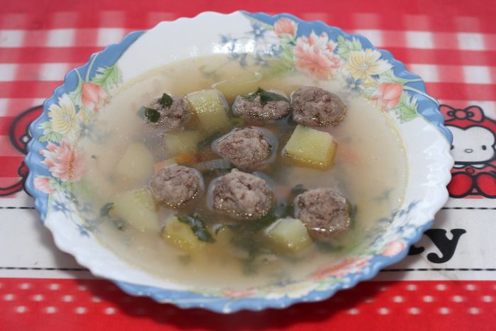 Суп с фрикадельками