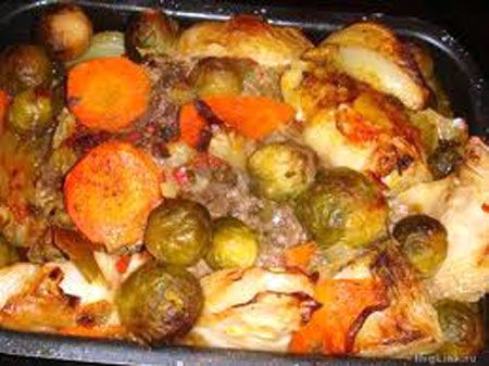 Фото к рецепту Говядина с овощами (3) Говядина с овощами (3)