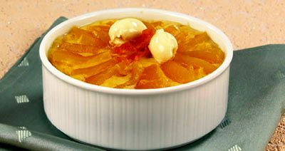 Тыква с молочным соусом