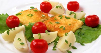 Римский шницель с картошечкой