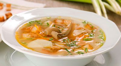 Супчик с груздями