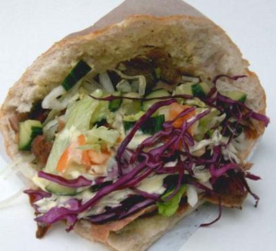 Фото к рецепту Шаурма "по-вегетариански" Шаурма "по-вегетариански"