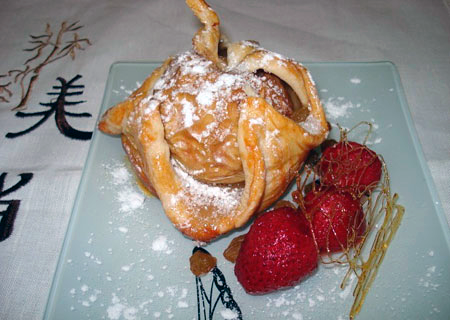 Фото к рецепту Яблоко "В платочке" Яблоко "В платочке"