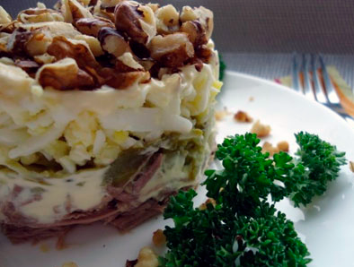 Фото к рецепту Салат "Нежный принц" Салат "Нежный принц"