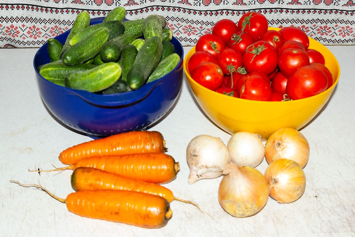 Ингредиенты для салата Клавдия