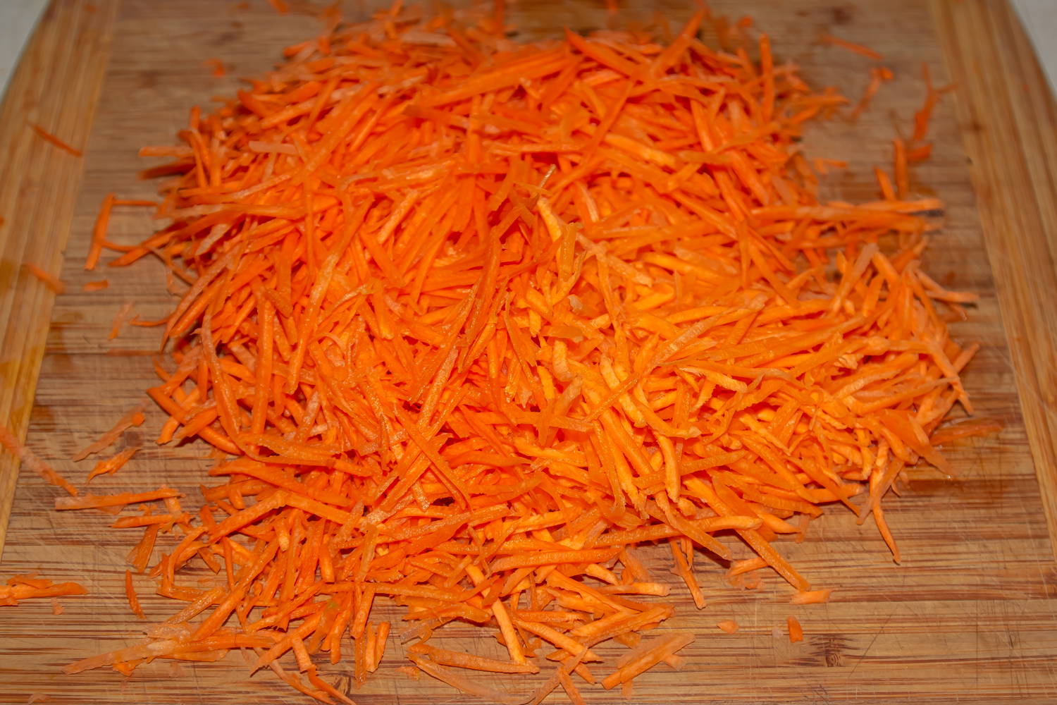 измельченная морковь по рецепту Рис по-монастырски